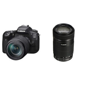 Canon EOS 90D DSLR Camera with 18-135mm and 55-250mm Lenses Kit
